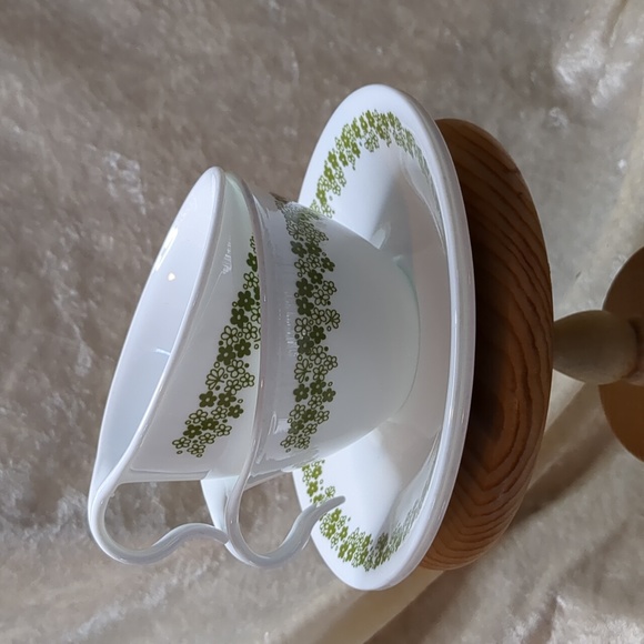 Corelle mugs, set of 2, green flowers main image 1